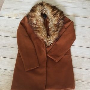 Forever 21 Jacket with Removable Faux Fur